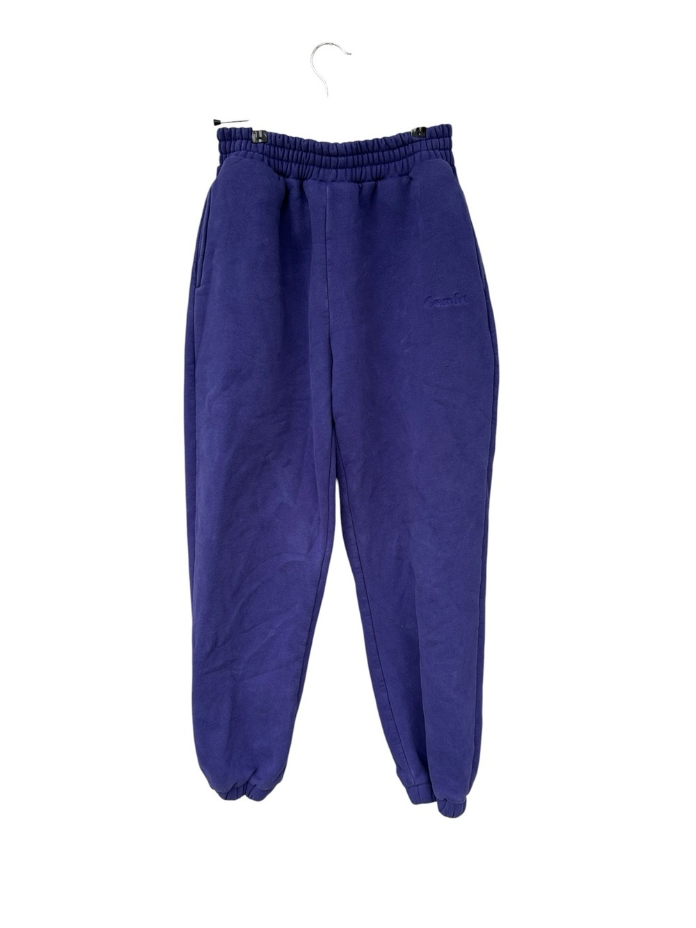 Comfrt Signature Sweatpants - Indigo Deep Blue - Cotton - Unisex Medium - 27.5” - Picture 2 of 11